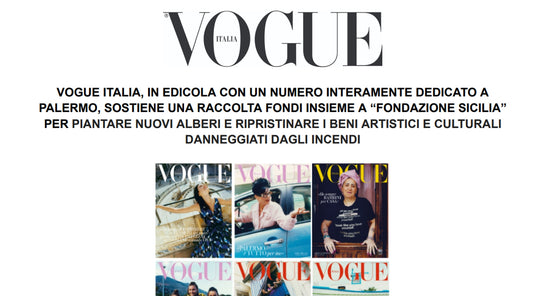 CASA PRETI Sostiene l'Iniziativa di Raccolta Fondi di Vogue Italia e il Comune di Palermo